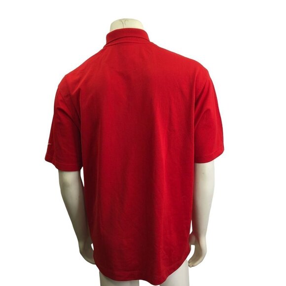NIKE MENS  GOLF NIKE FIT DRY RED POLO SHIRT SZ LG - Picture 3 of 6